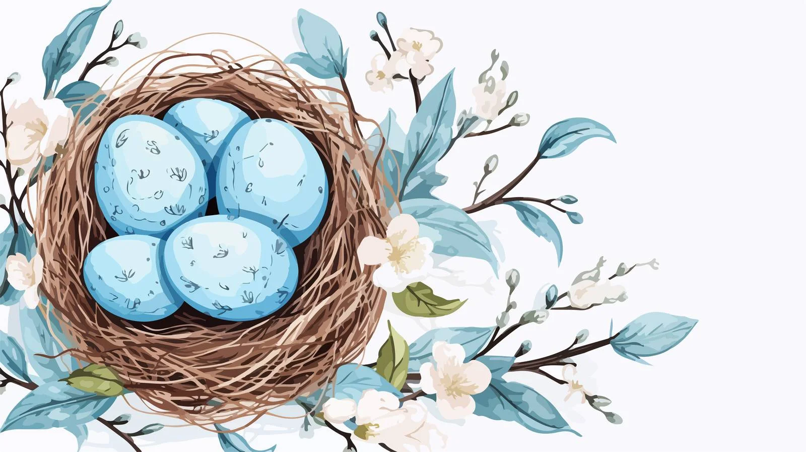 Elegant Happy Easter Greetings Handwritten — free download from Dotvec