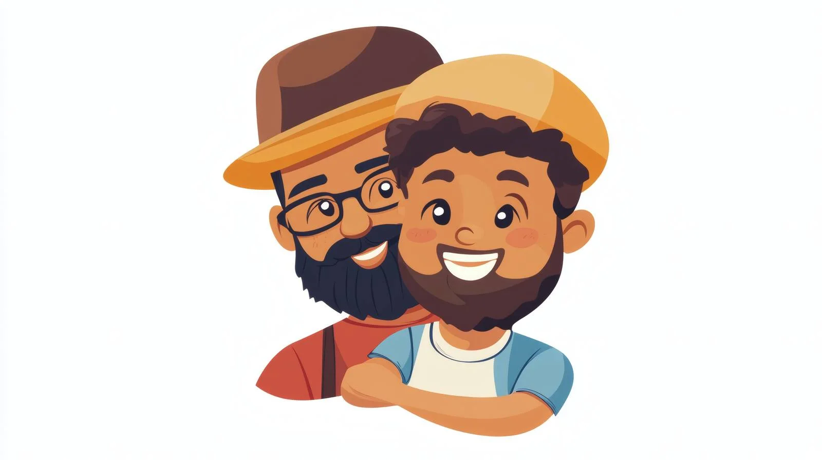 Father's Day Celebration on White Background — free download from Dotvec