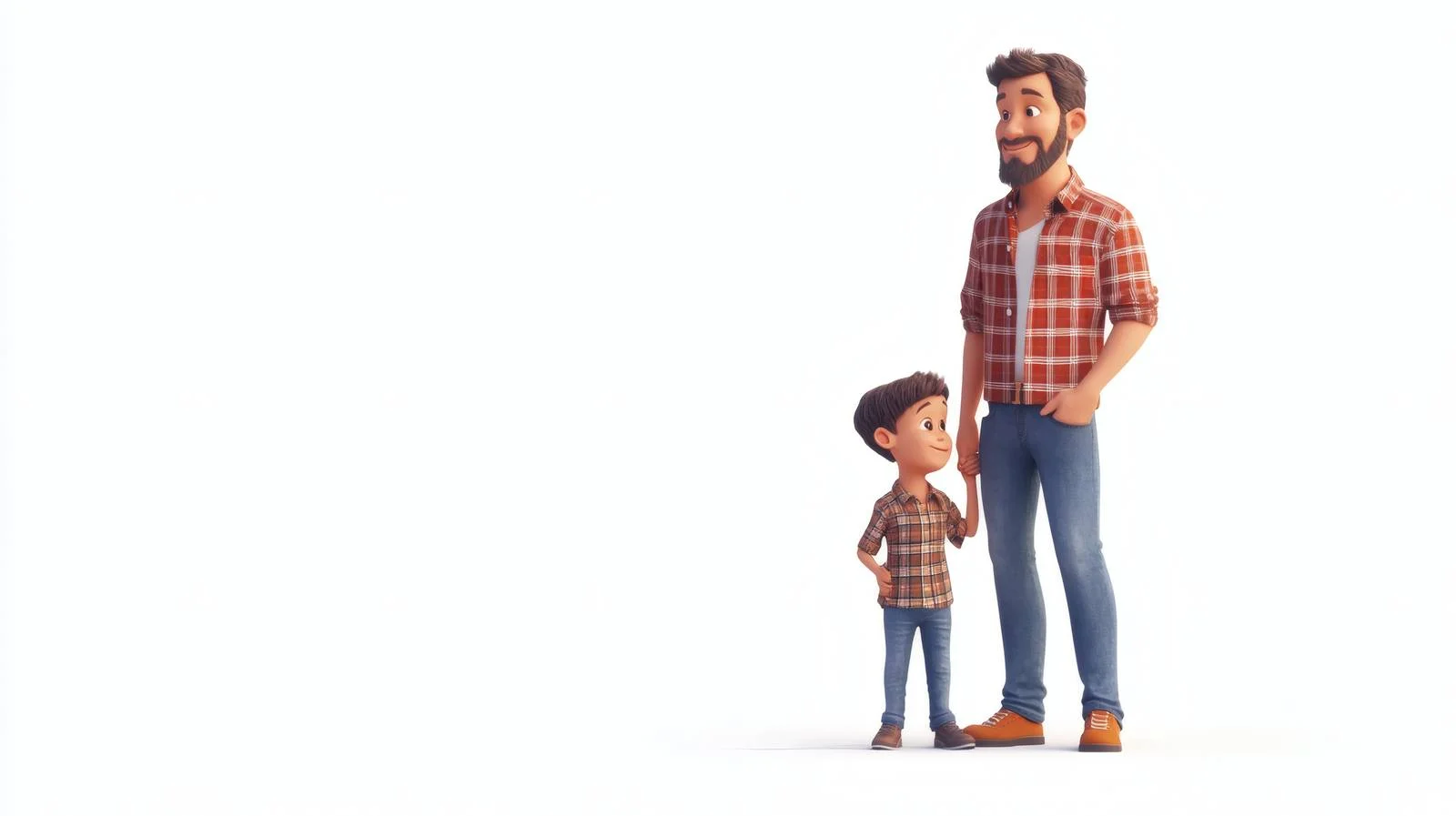 Celebrating Father's Day on White Background — free download from Dotvec