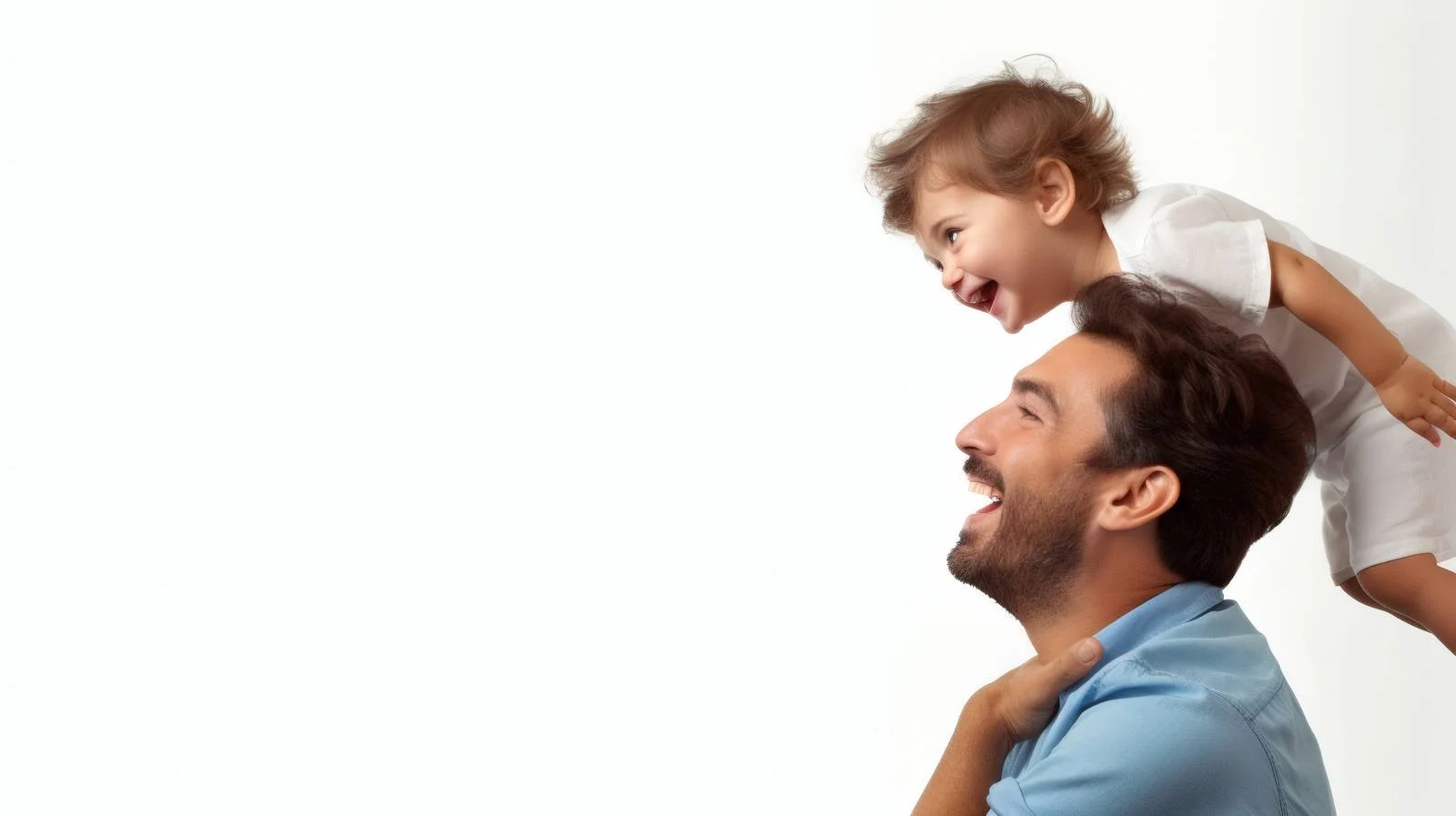 Father's Day Celebration on White Background
