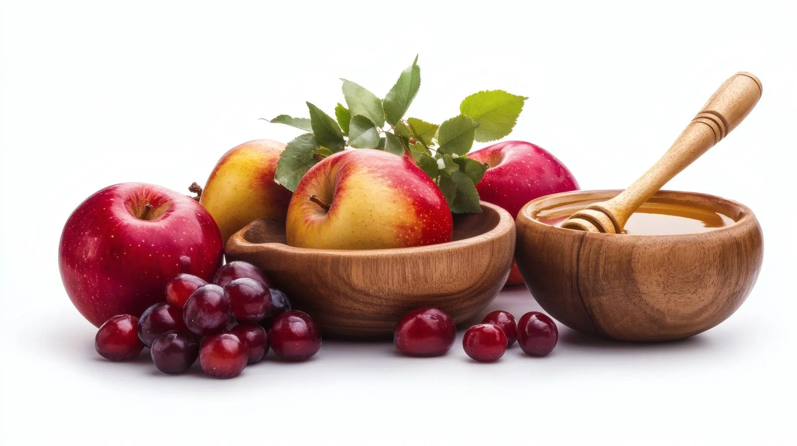 Rosh Hashanah Celebration White Background Illustration — free download from Dotvec