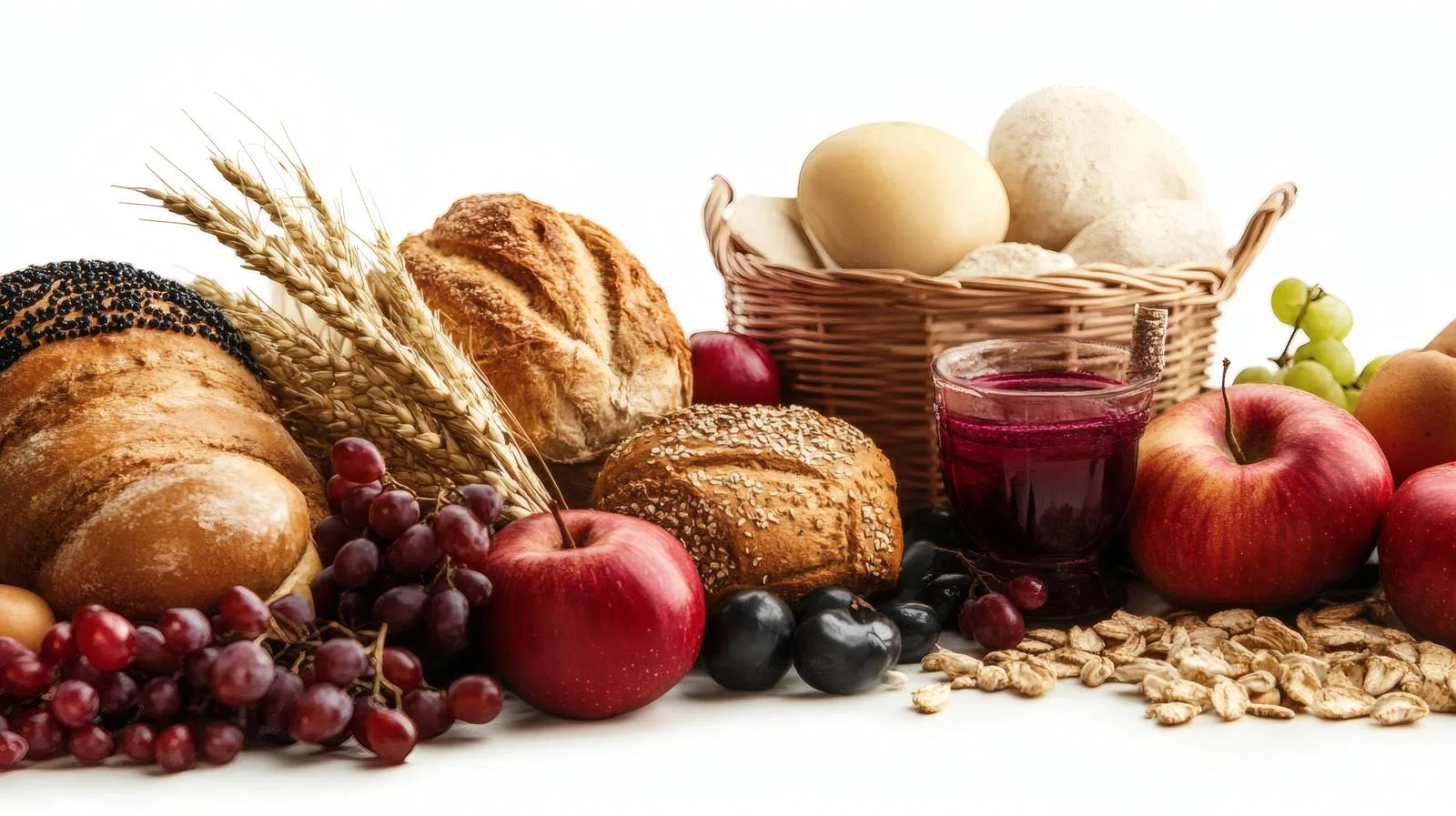 Joyful Shavuot Celebration on White Background — free download from Dotvec