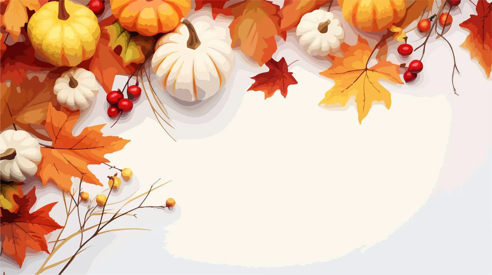 Elegant Thanksgiving Calligraphy Greeting Card Design — free download from Dotvec