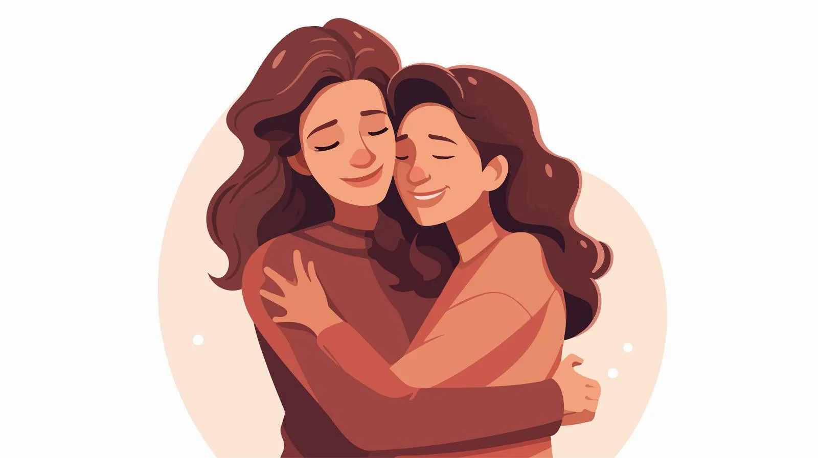 Embracing Mature Daughter Expressing Love Towards Elderly Mother — free download from Dotvec