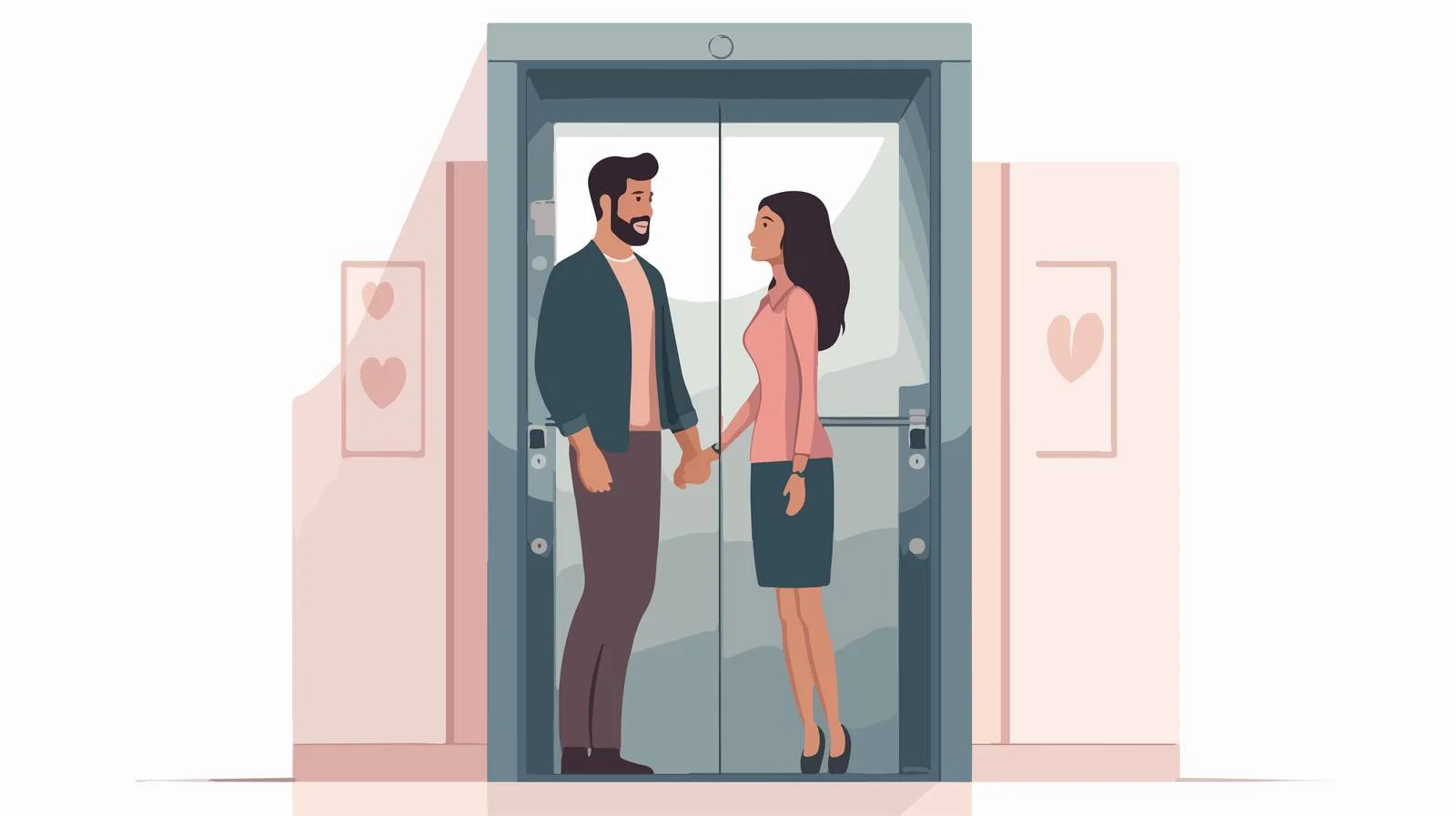 Smiling Boy and Girl Posed Together — free download from Dotvec