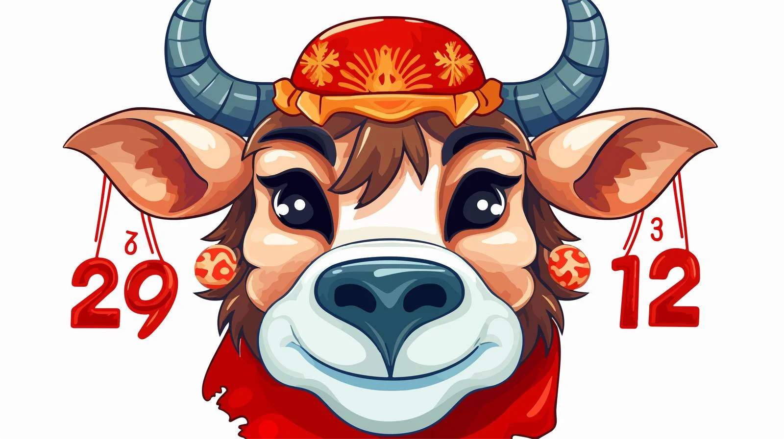 Chinese New Year Greeting Card 2021 — free download from Dotvec