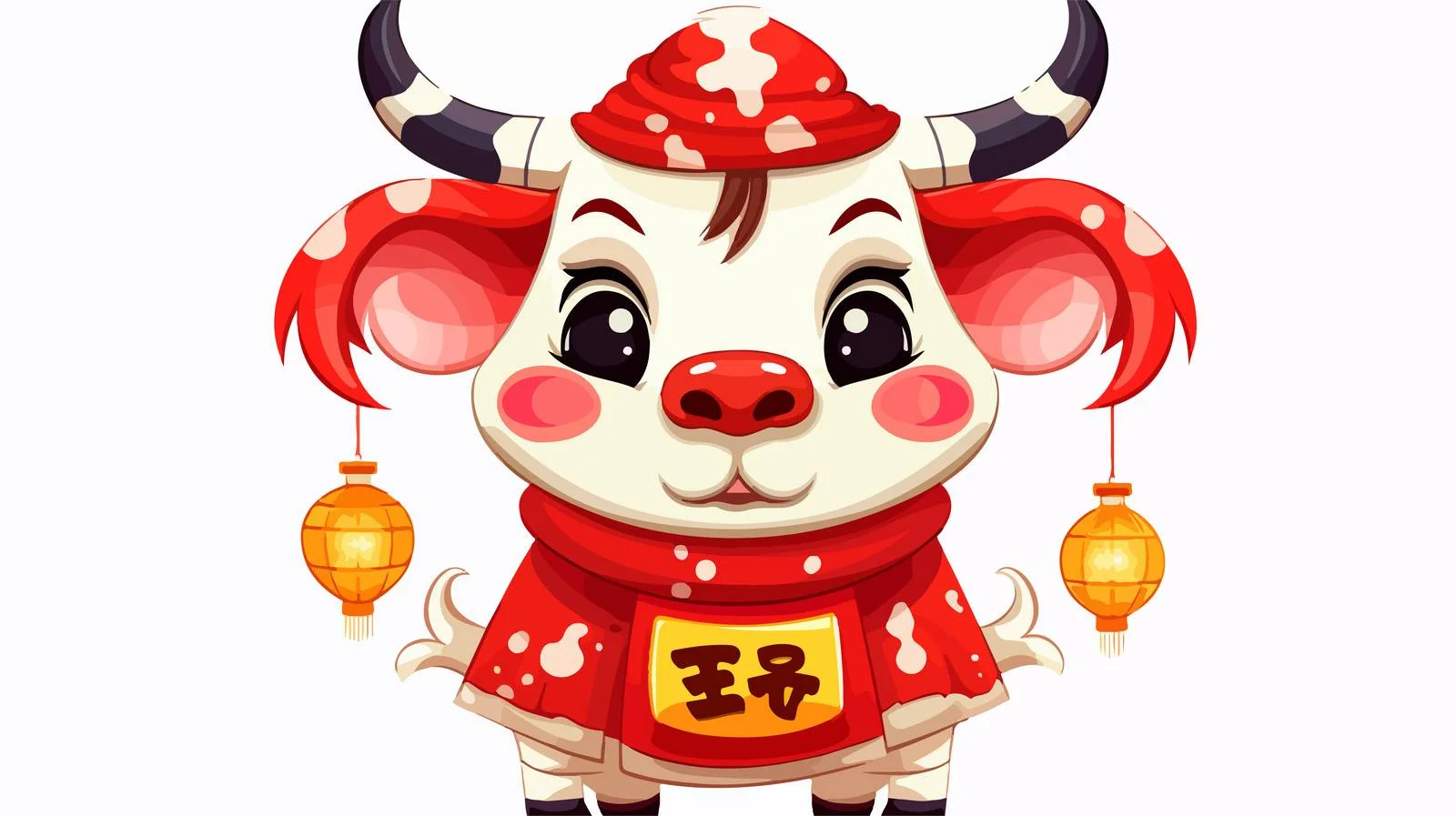 Chinese New Year Greeting Card 2021 — free download from Dotvec