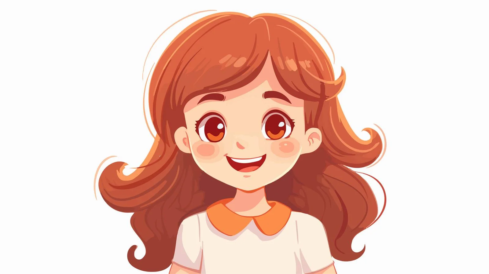 Joyful schoolgirl smiling in portrait photo — free download from Dotvec