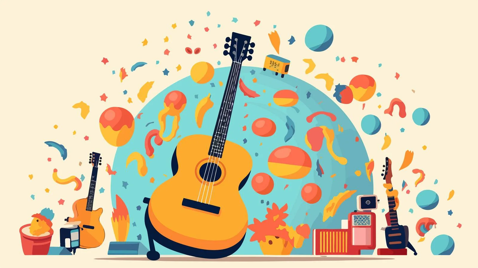 Global Music Day Celebration Vector Illustration — free download from Dotvec