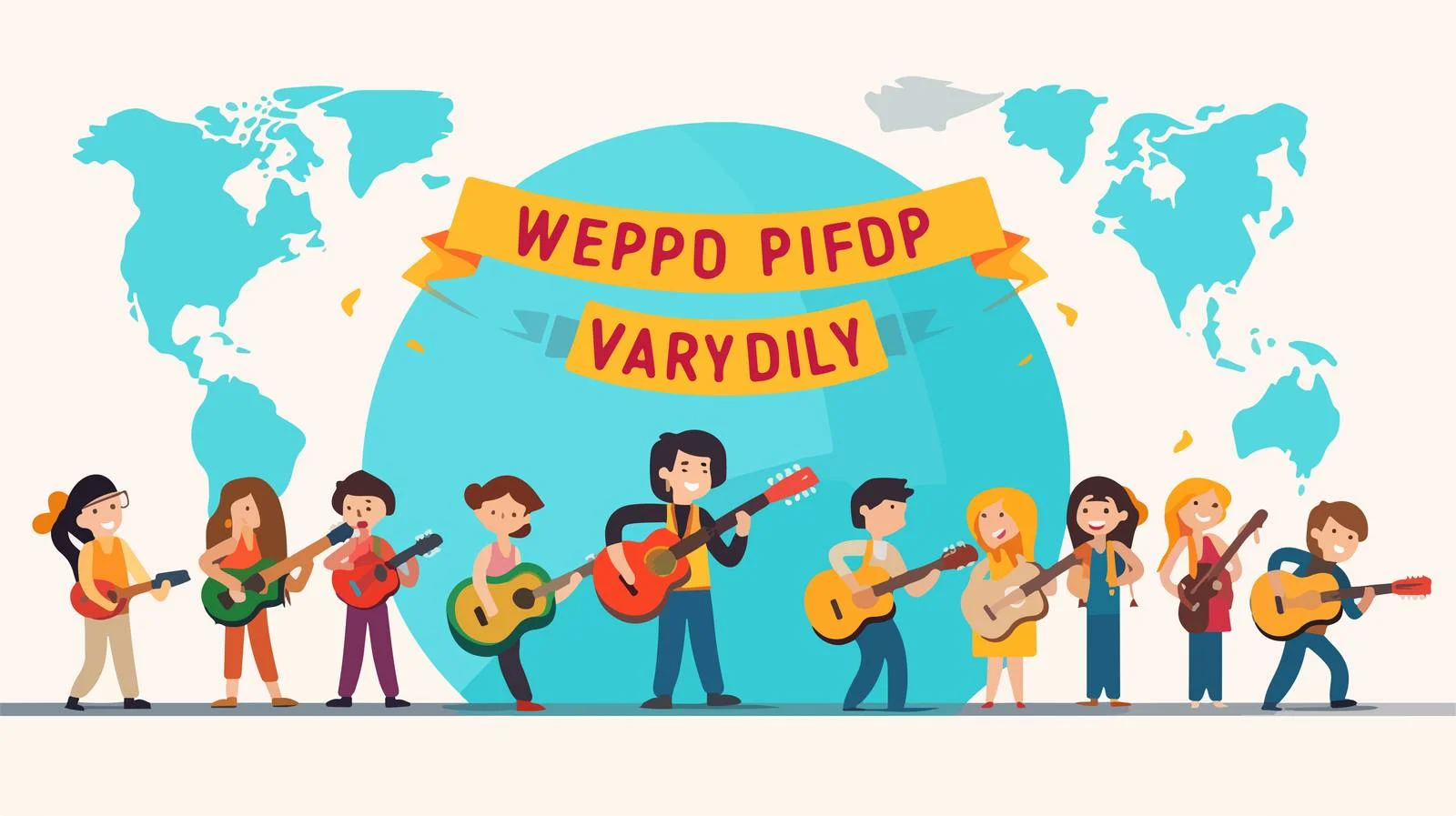 World Music Day Celebration Vector Illustration — free download from Dotvec