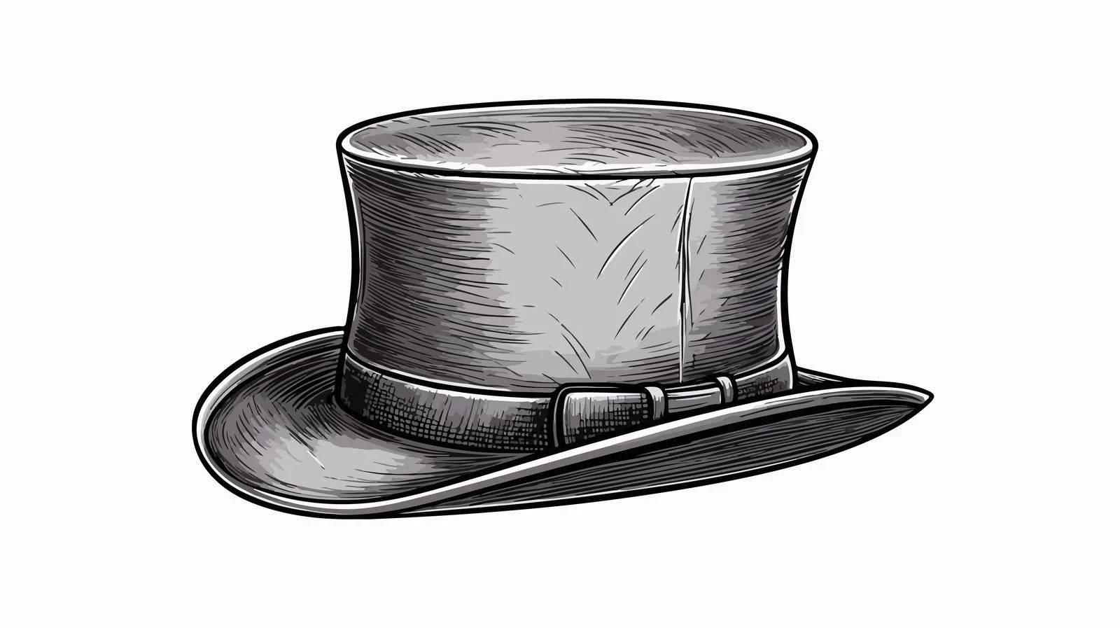 Vintage Hand-Drawn Engraved Hat Illustration — free download from Dotvec