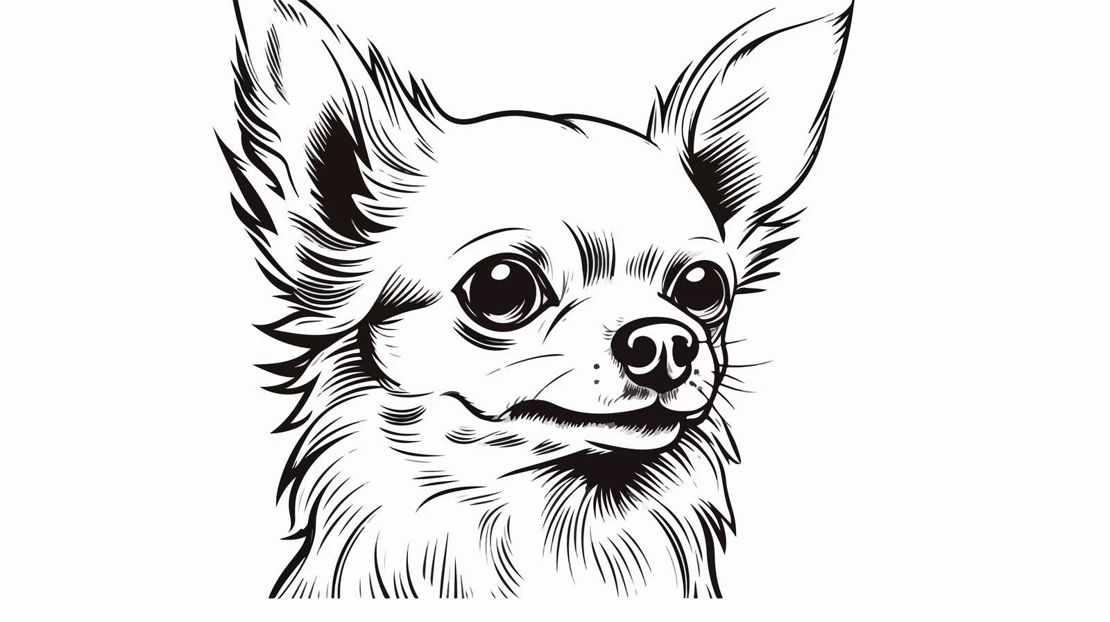 Chihuahua Dog Sketch Engraving Illustration — free download from Dotvec