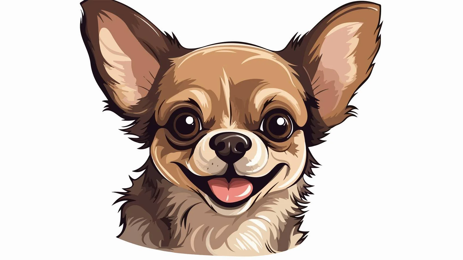Chihuahua Dog Engraved Head Sketch — free download from Dotvec