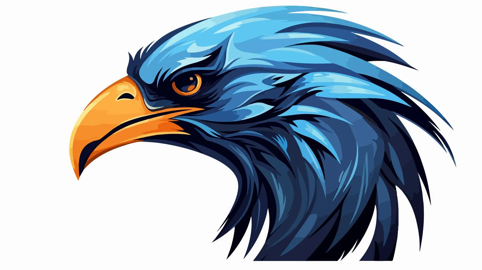 Raven Abstract Character Illustration — free download from Dotvec