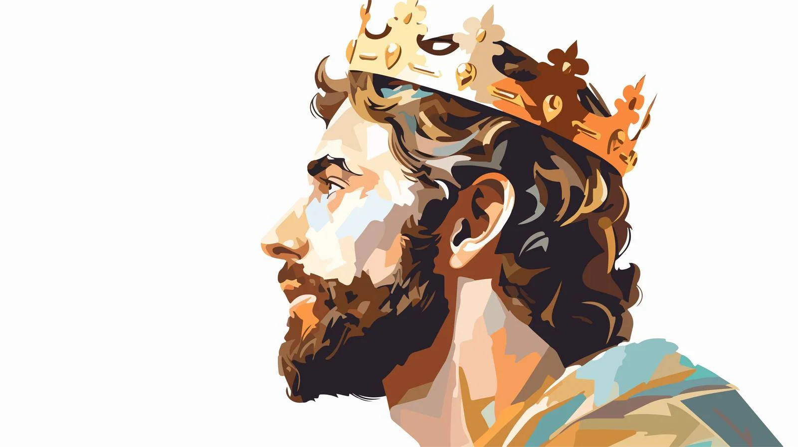 Young King David Portrait — free download from Dotvec