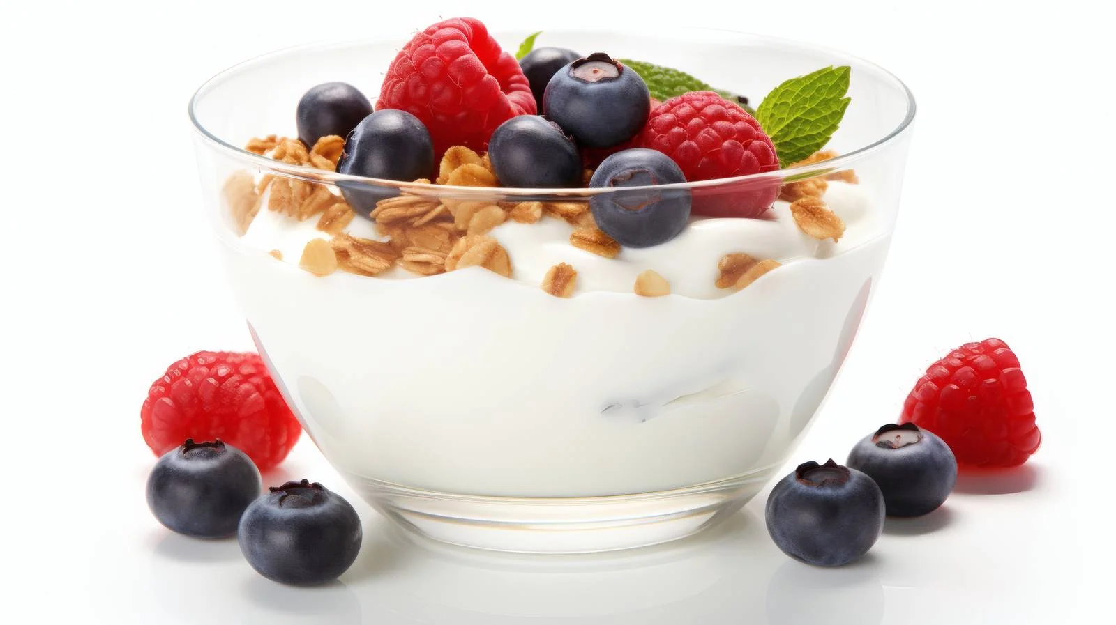 Nutritious Breakfast with Yogurt and Crunchy Granola — free download from Dotvec