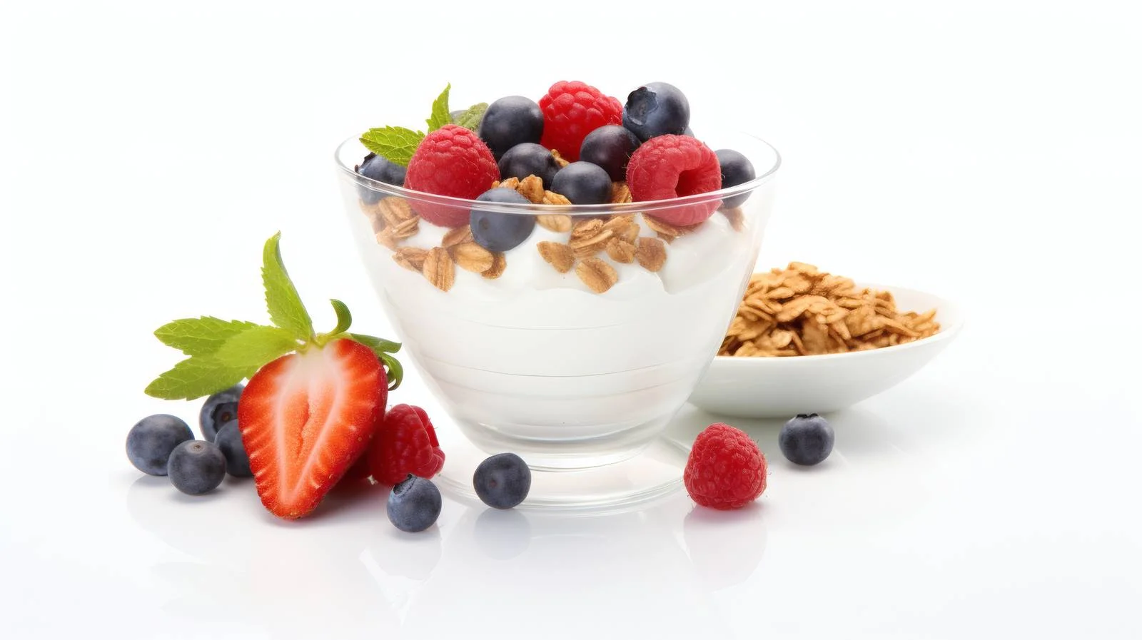 Nutritious Yogurt and Granola Breakfast Platter — free download from Dotvec