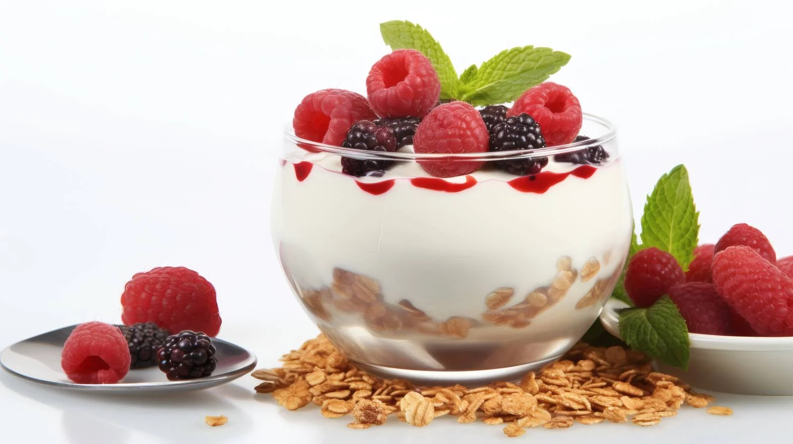 Nutritious Breakfast Yogurt and Granola — free download from Dotvec