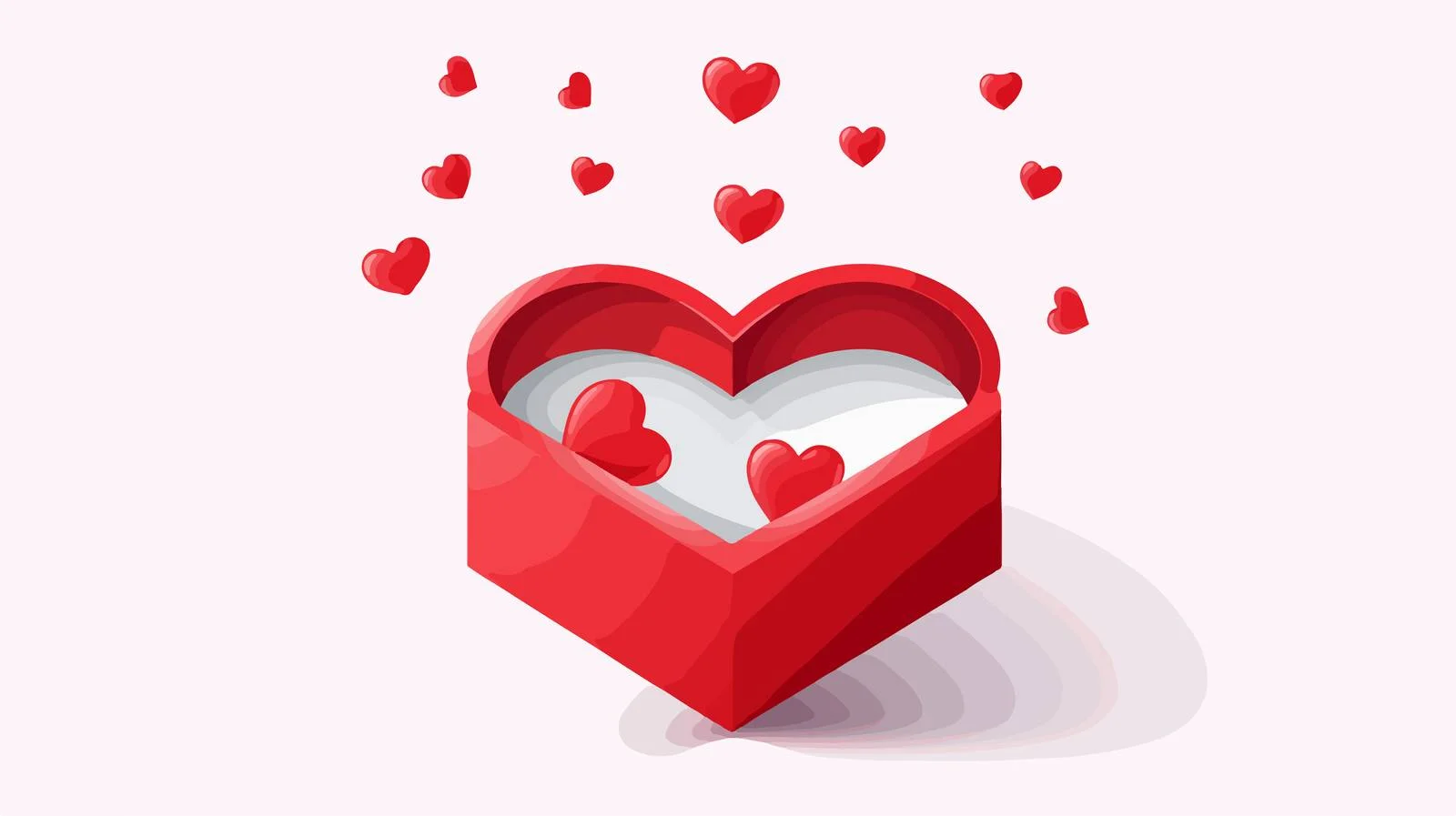 Valentine's Day Gift Box Vector Illustration — free download from Dotvec