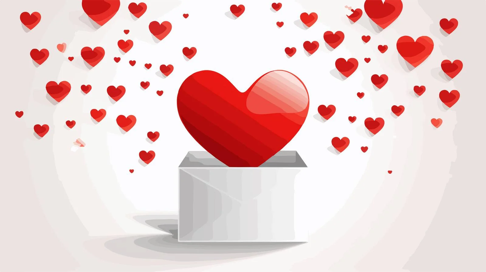 Valentine's Day Gift Box Vector — free download from Dotvec