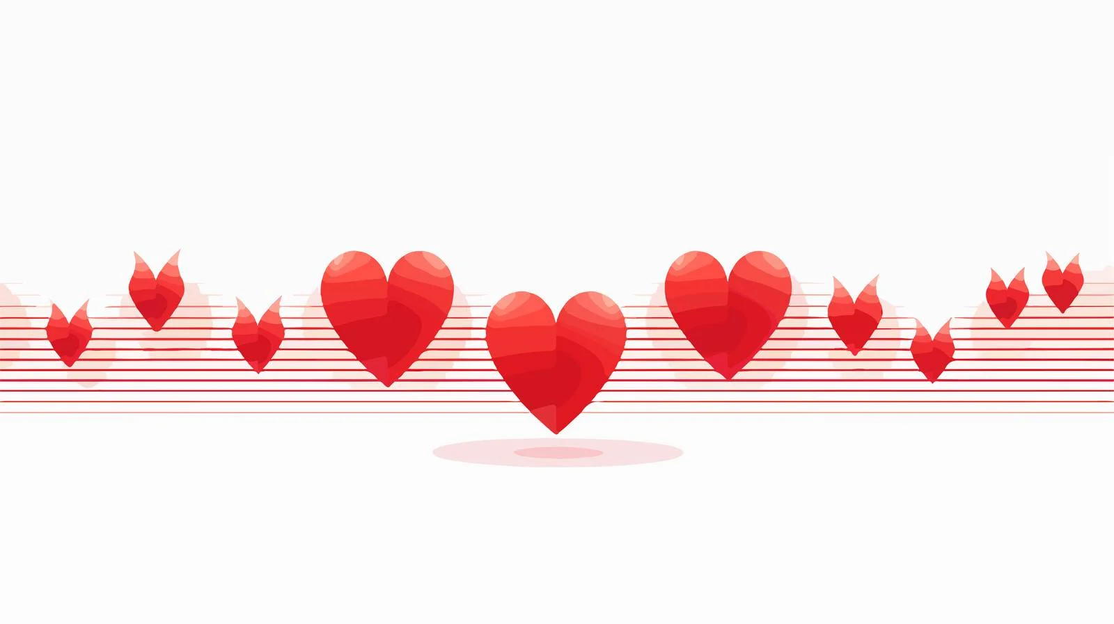 Health Concept Heartbeat Stripes — free download from Dotvec