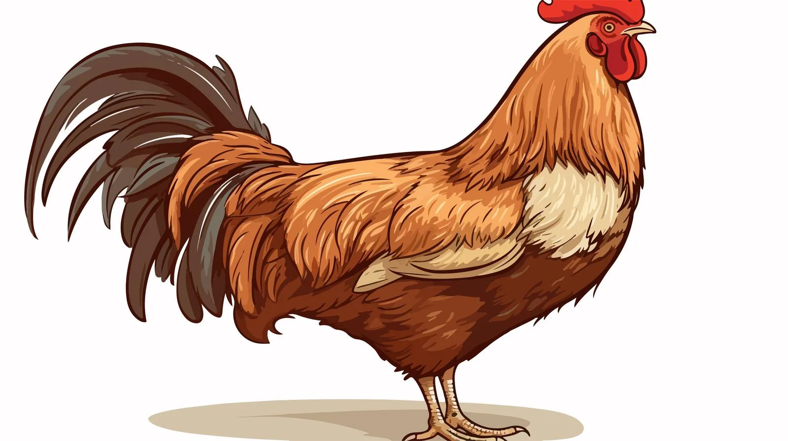 Hand-Drawn Hen Sketch Illustration — free download from Dotvec