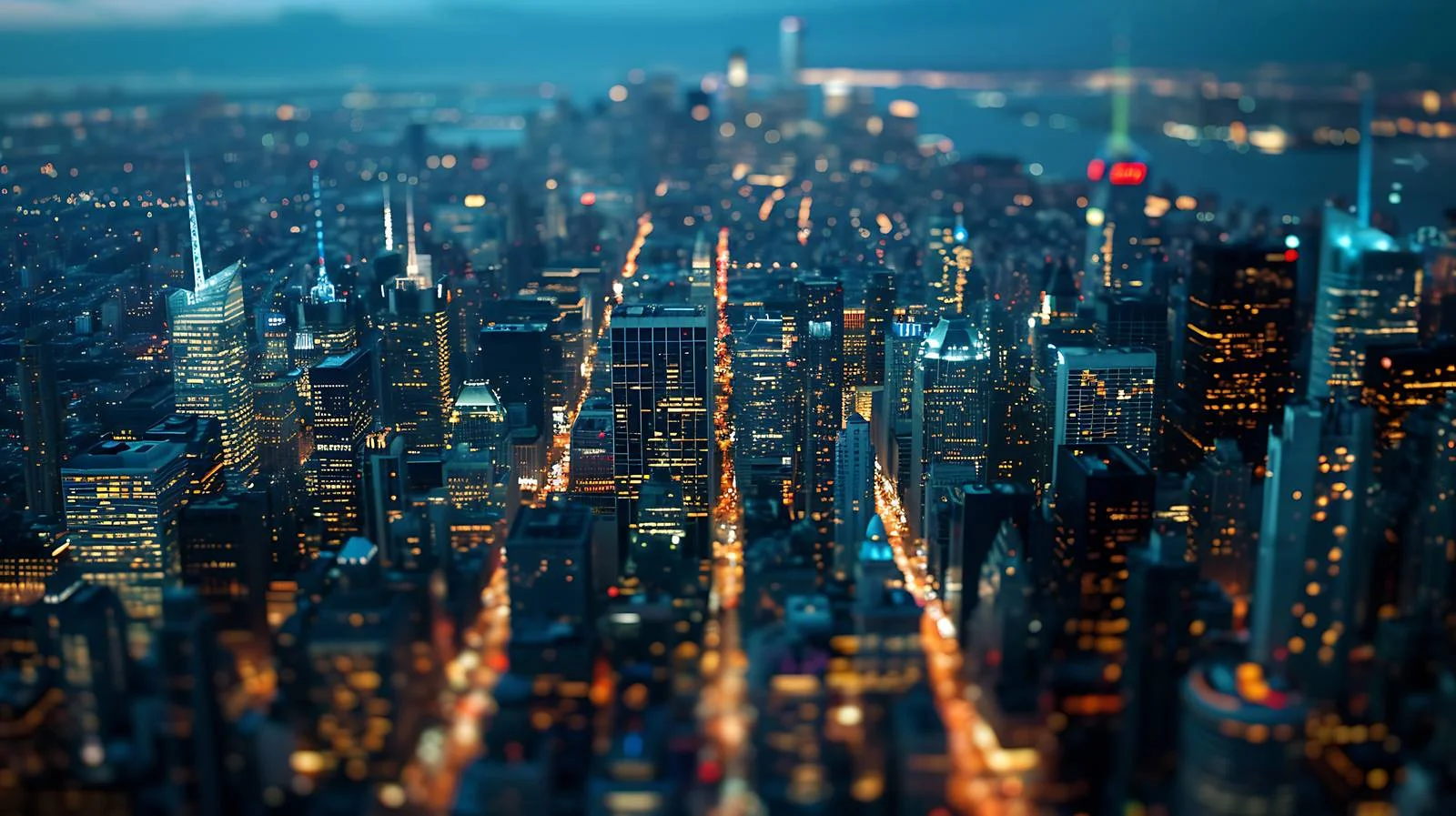 Night City Lights from High Viewpoint — free download from Dotvec
