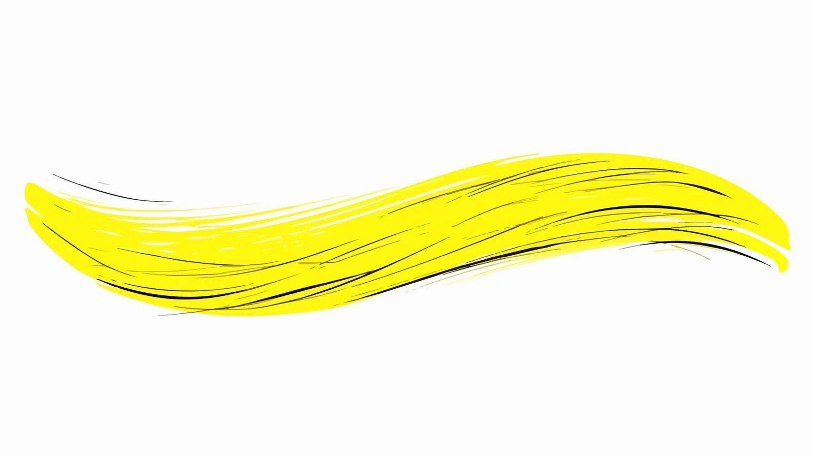 Hand Drawn Yellow Highlighter Lines — free download from Dotvec