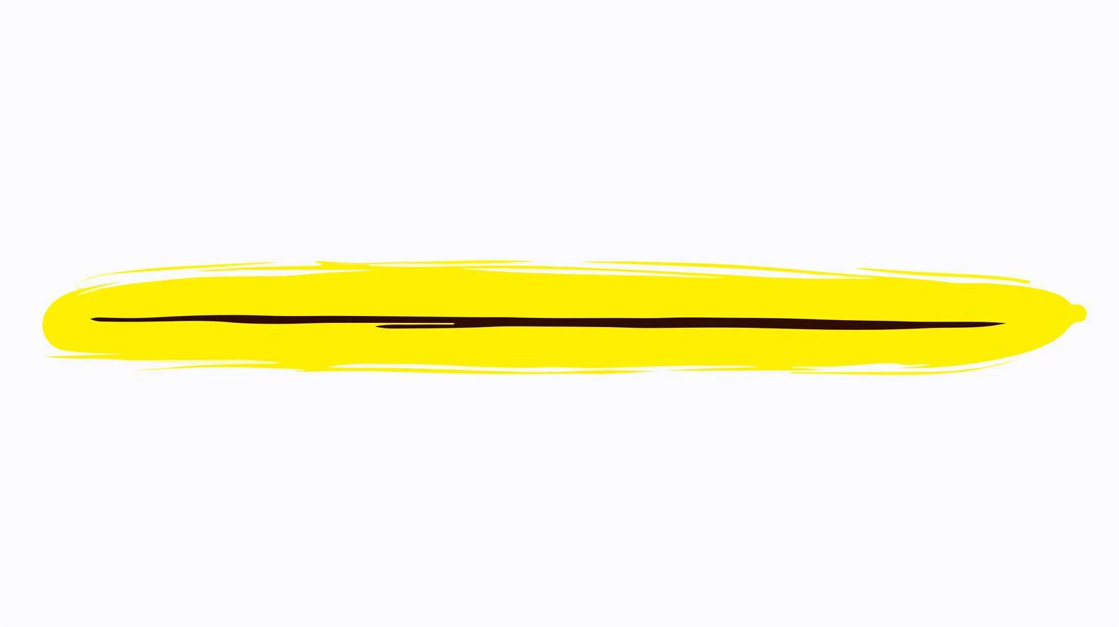 Yellow Highlighter Brush Lines — free download from Dotvec