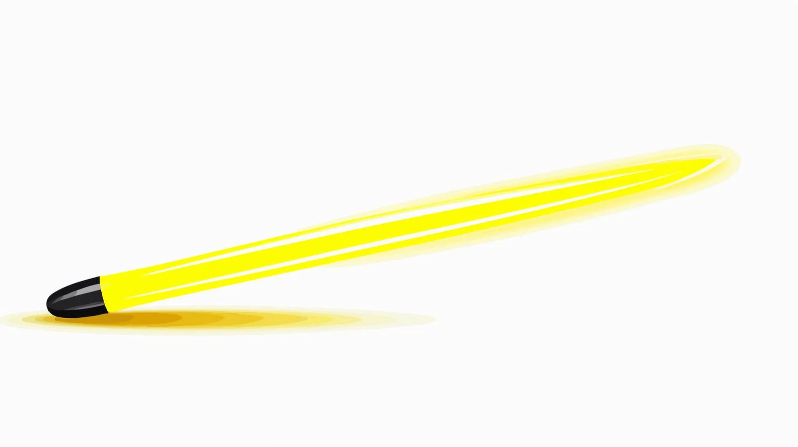 Yellow Highlighter Brush Lines — free download from Dotvec