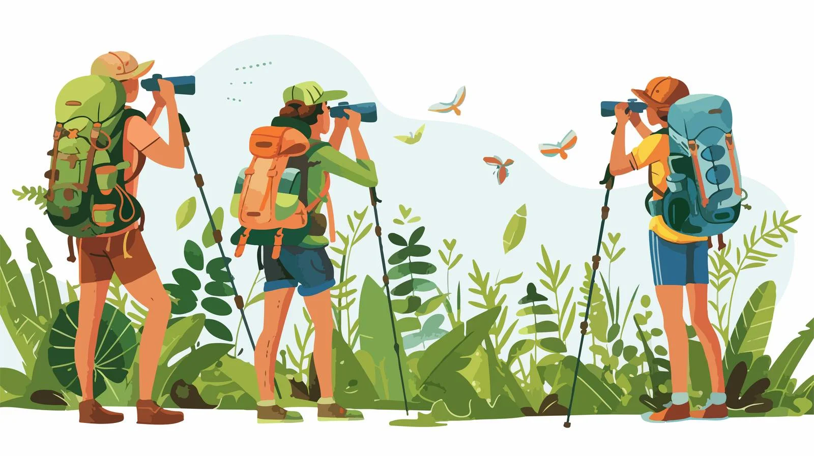 Exploring Wildlife and Scenery with Binoculars — free download from Dotvec