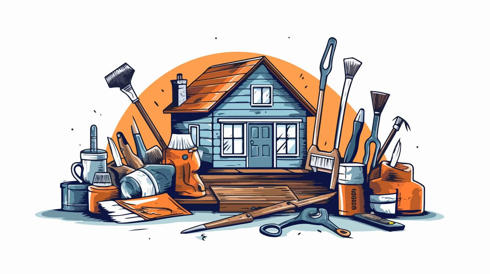 Construction Tools for Home Repair Services — free download from Dotvec