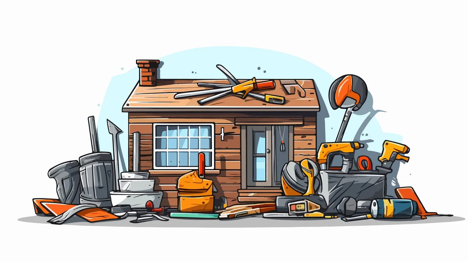 Home Repair Services and Construction Tools — free download from Dotvec