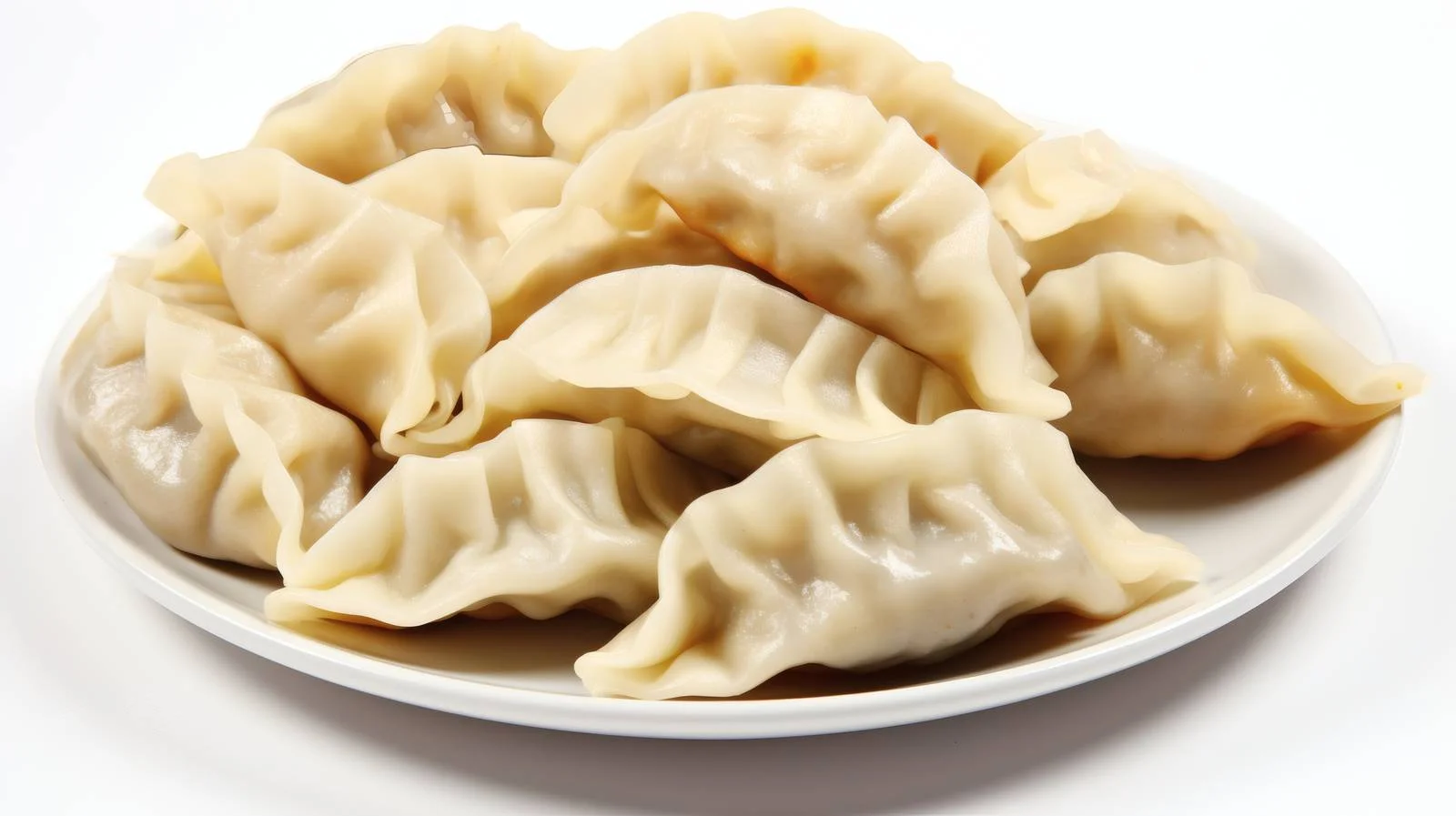 Traditional Homemade Dumplings on White Background — free download from Dotvec