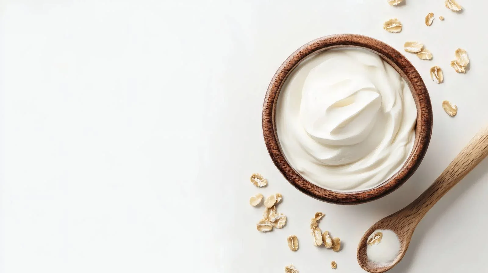 Creamy Greek Yogurt on White Background — free download from Dotvec