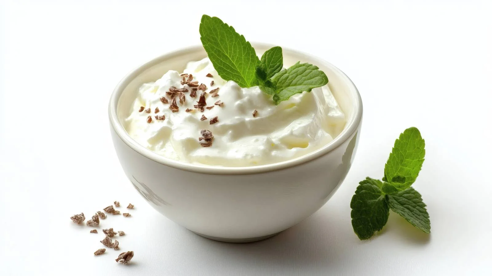 Greek Yogurt on White Background — free download from Dotvec