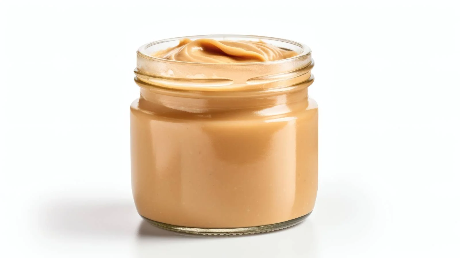 Pure Homemade Peanut Butter on White Background — free download from Dotvec