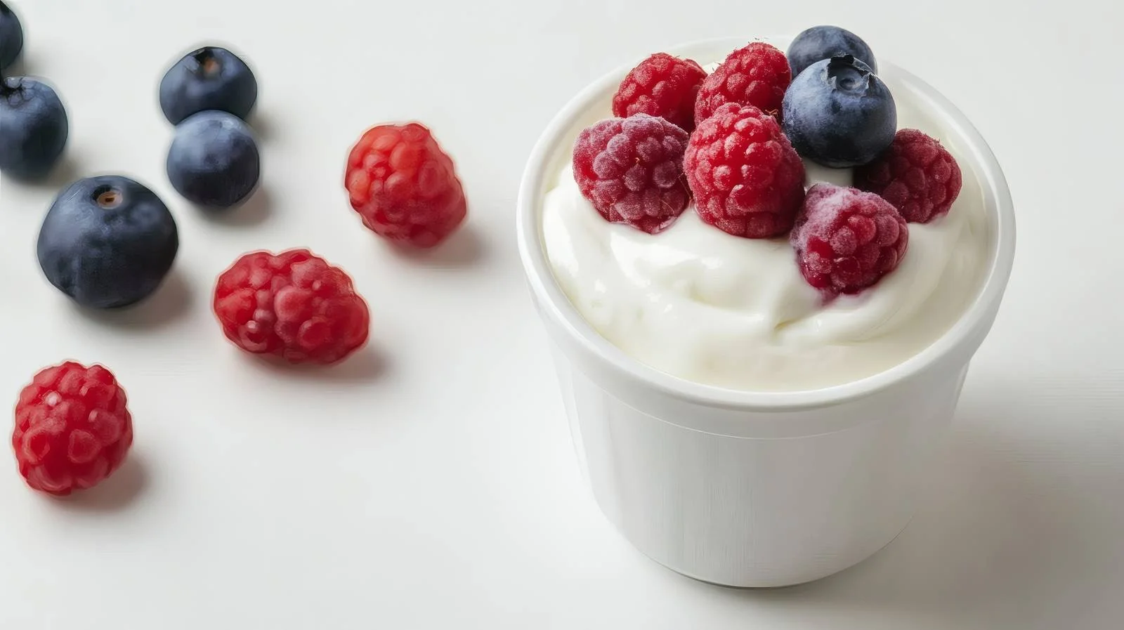 Creamy Homemade Yogurt on White Background — free download from Dotvec