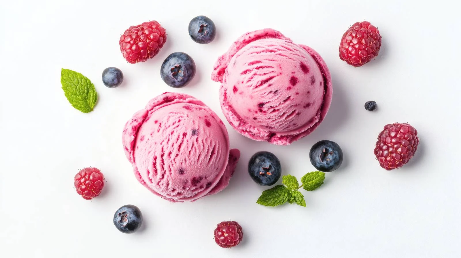 Delicious Homemade Berry Ice Cream Dessert – free frozen dessert image from Dotvec