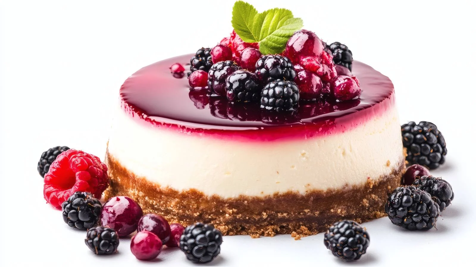 Delicious Homemade Cheesecake with Berries — free download from Dotvec