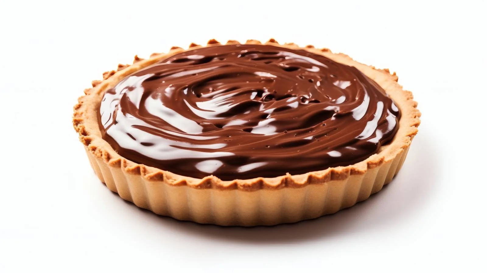 Decadent Chocolate Pie on White Background — free download from Dotvec