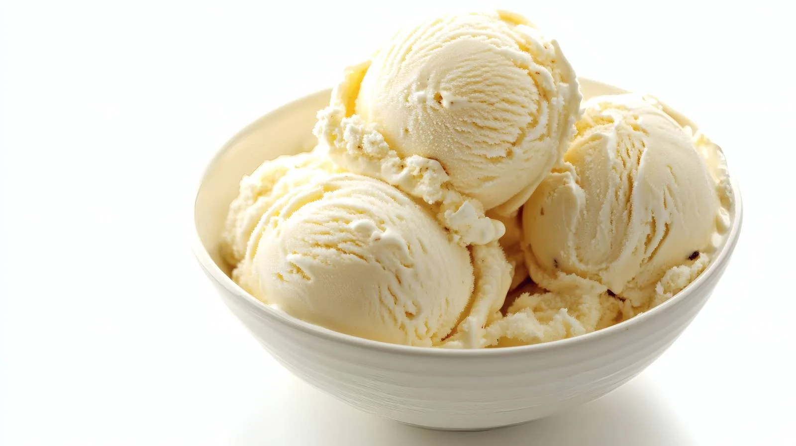 Delicious Homemade Ice Cream on White Background — free download from Dotvec