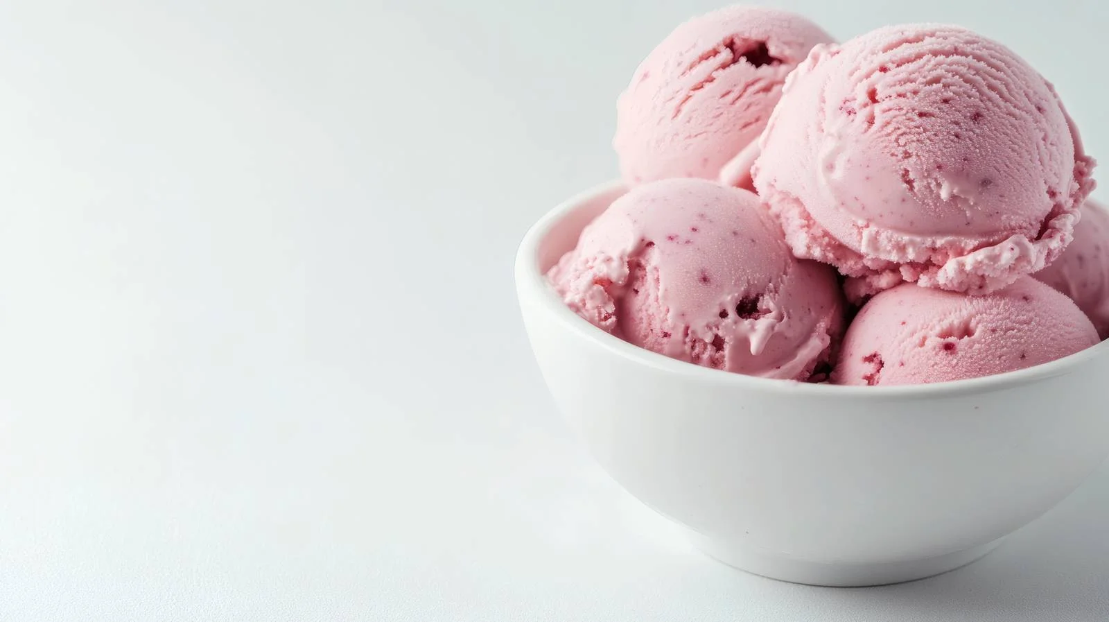 Delicious Homemade Ice Cream on White — free download from Dotvec