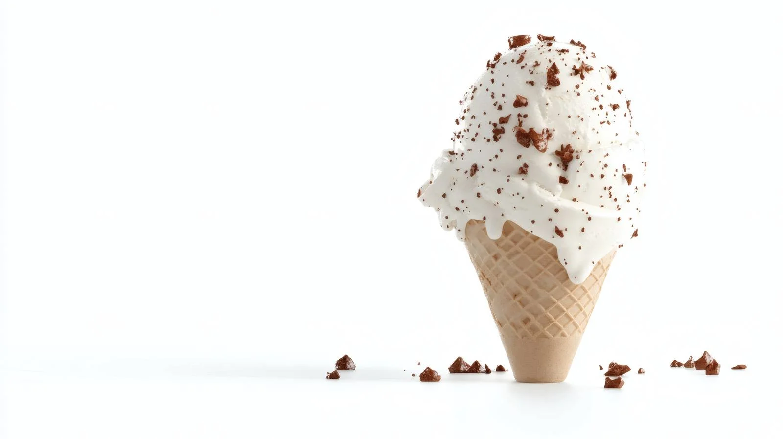 Delicious Homemade Ice Cream on White Background — free download from Dotvec