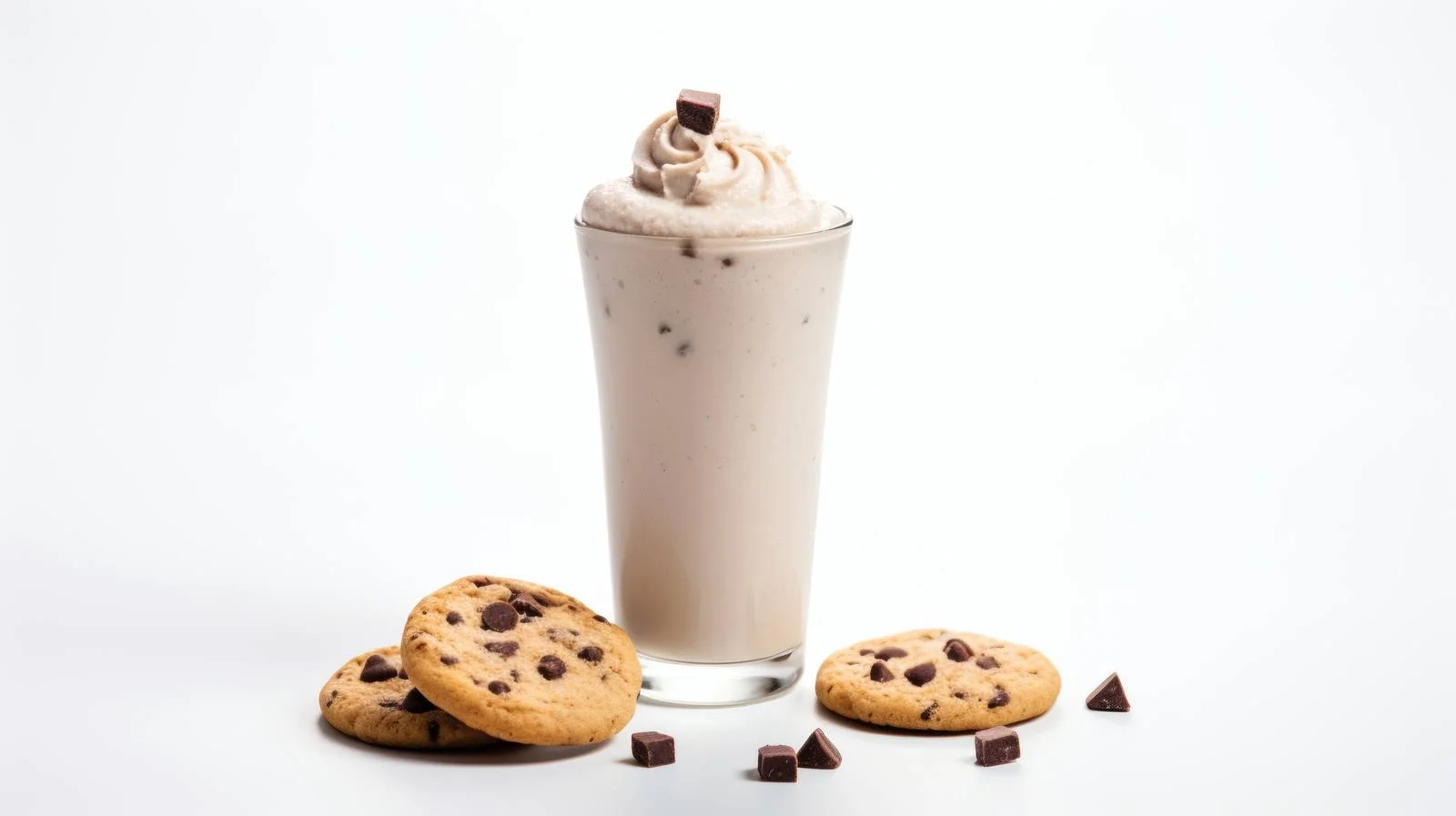 Delicious Cookies Milkshake on White Background — free download from Dotvec