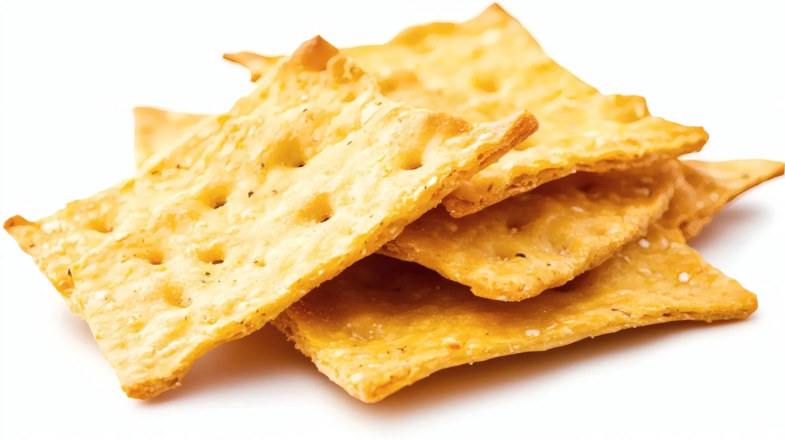 Delicious Thin Cheesy Crackers on White — free download from Dotvec