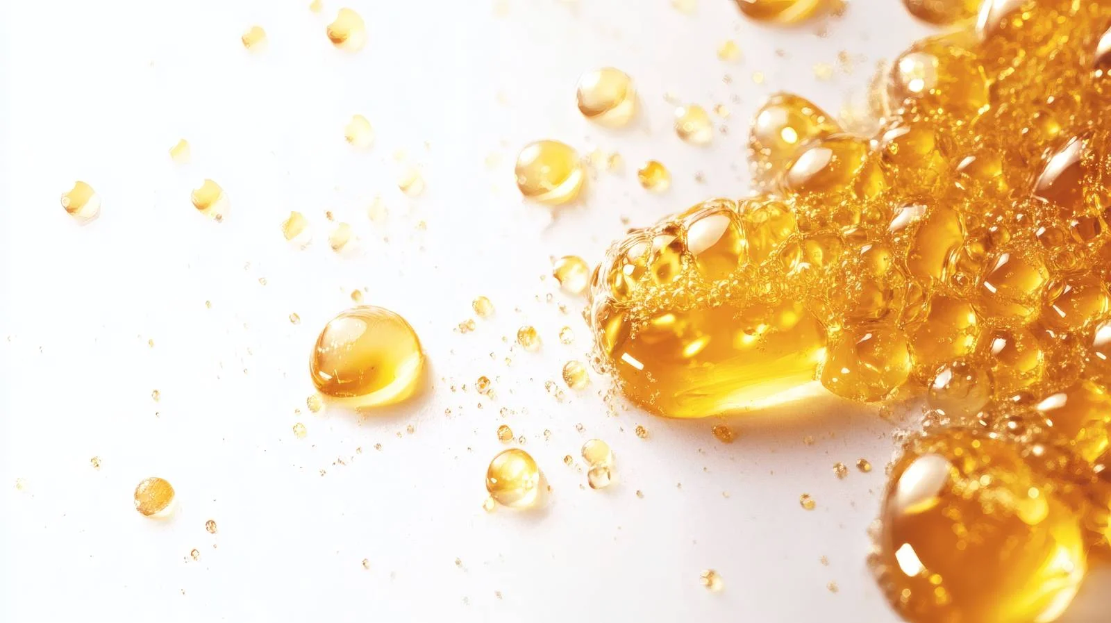 Pure Honey Drops on White Background — free download from Dotvec