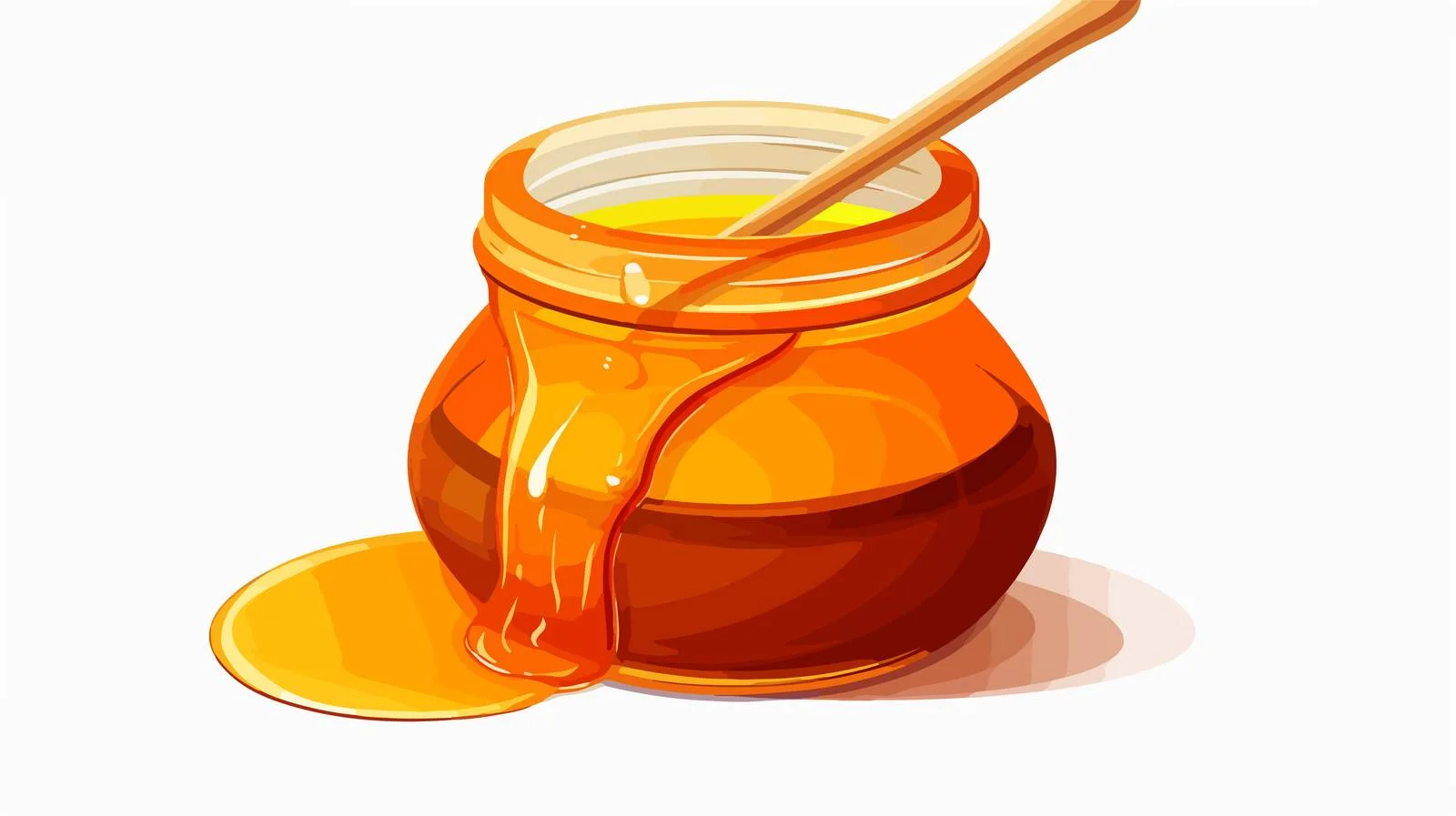 Brown Honey Jar Icon — free download from Dotvec