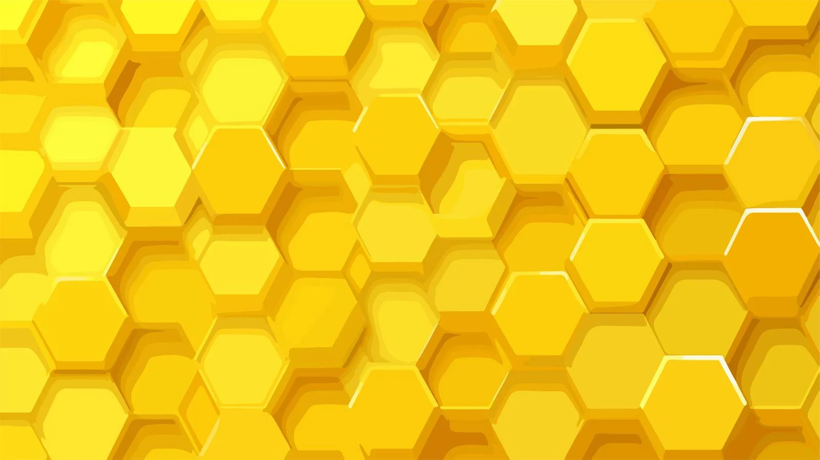 Yellow Honeycomb Hexagon Background — free download from Dotvec