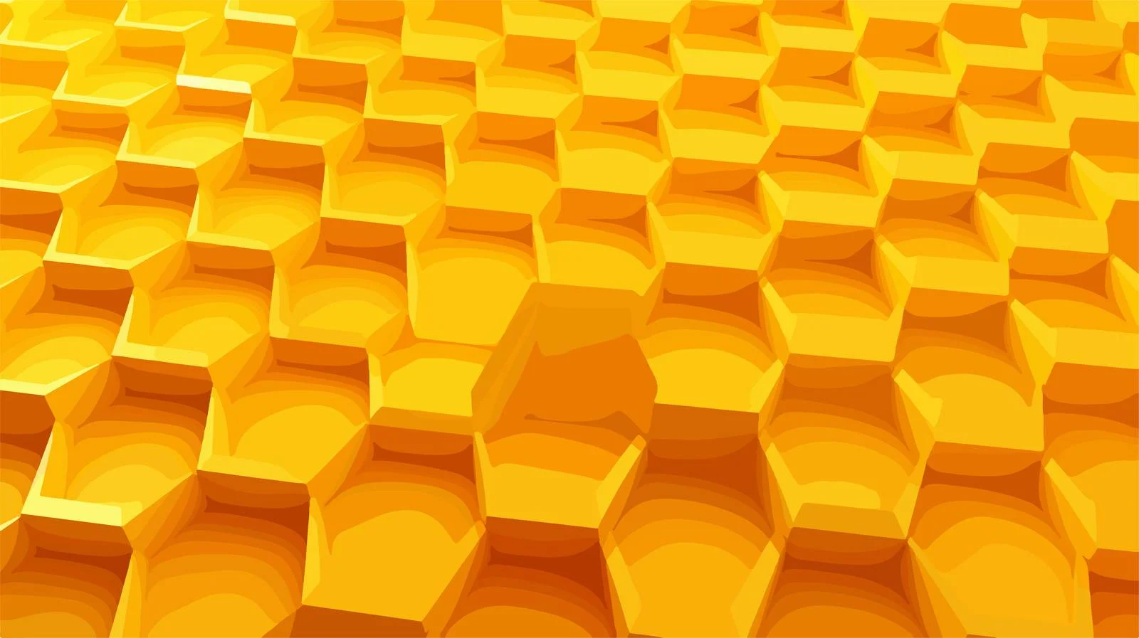Yellow Hexagon Honeycomb Background Stock Vector — free download from Dotvec